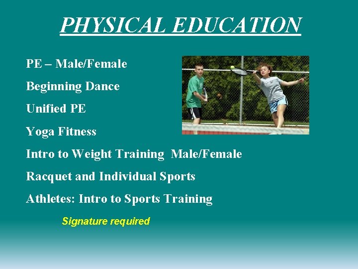 PHYSICAL EDUCATION PE – Male/Female Beginning Dance Unified PE Yoga Fitness Intro to Weight