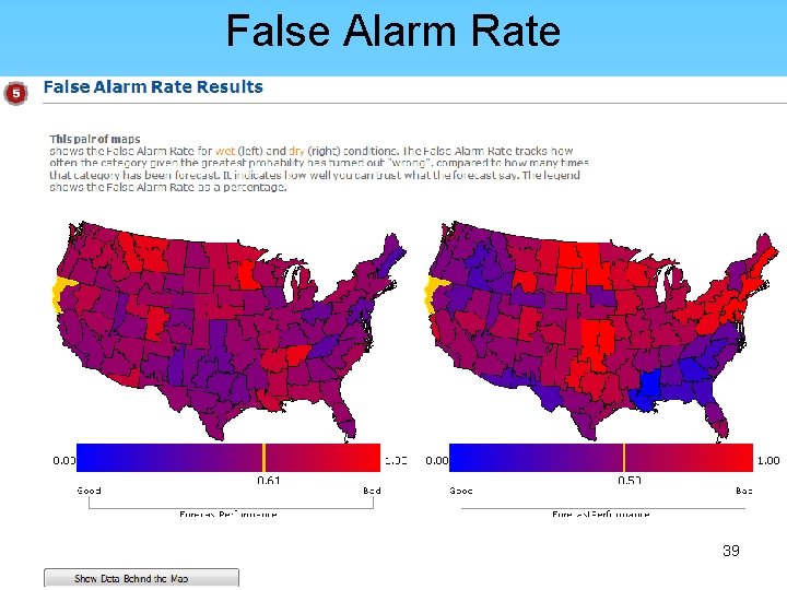 False Alarm Rate 39 