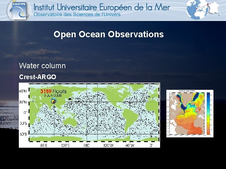 Open Ocean Observations Water column Crest-ARGO 
