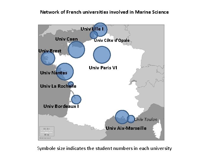 Network of French universities involved in Marine Science Univ Lille I Univ Caen Univ