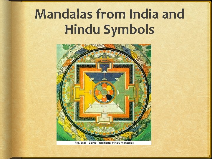 Mandalas from India and Hindu Symbols 