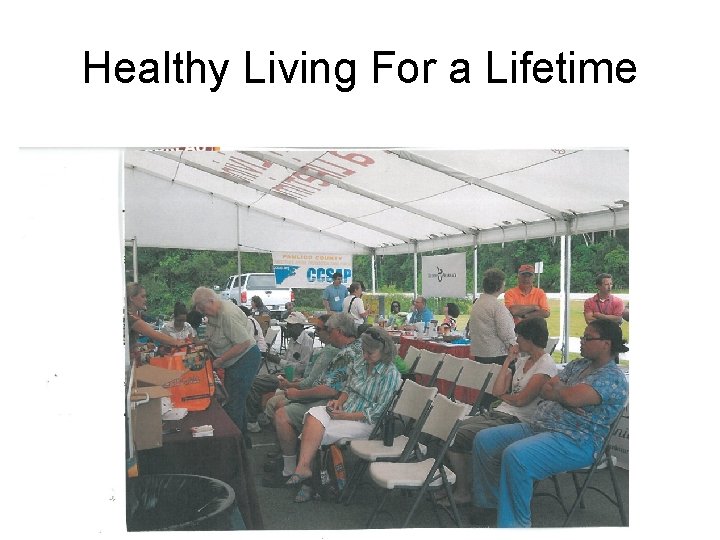 Healthy Living For a Lifetime 