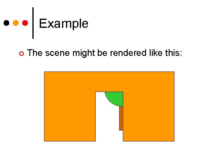 Example ¢ The scene might be rendered like this: 