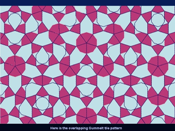 Here is the overlapping Gummelt tile pattern 