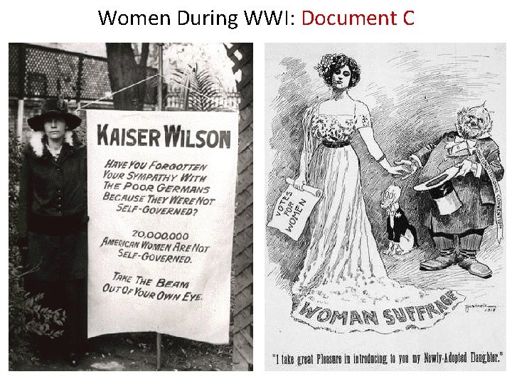 Women During WWI: Document C 