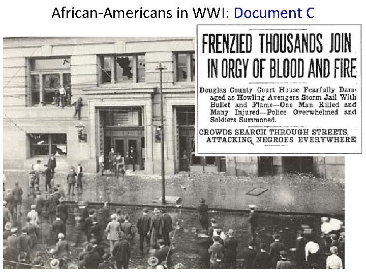 African-Americans in WWI: Document C 