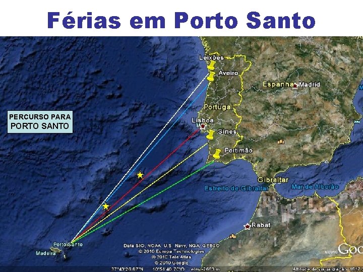 Férias em Porto Santo PERCURSO PARA PORTO SANTO 4 