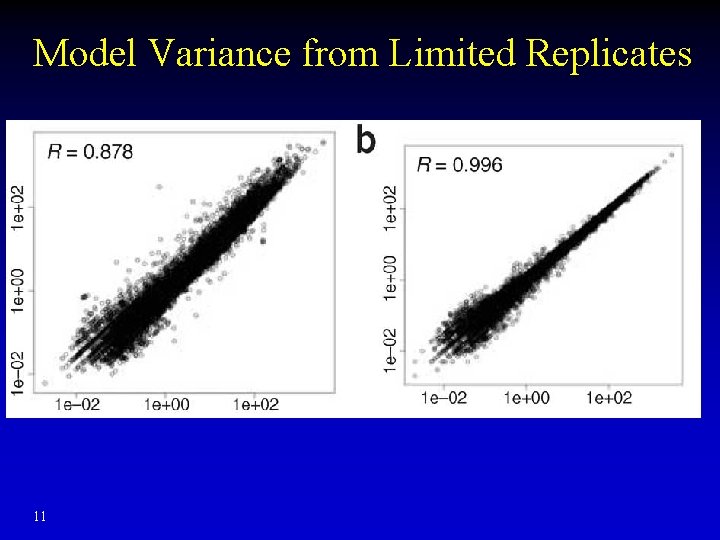 Model Variance from Limited Replicates 11 