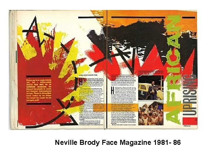 Neville Brody Face Magazine 1981 - 86 