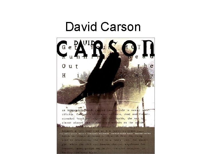 David Carson 