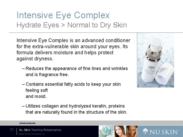 Intensive Eye Complex Hydrate Eyes > Normal to Dry Skin Intensive Eye Complex is