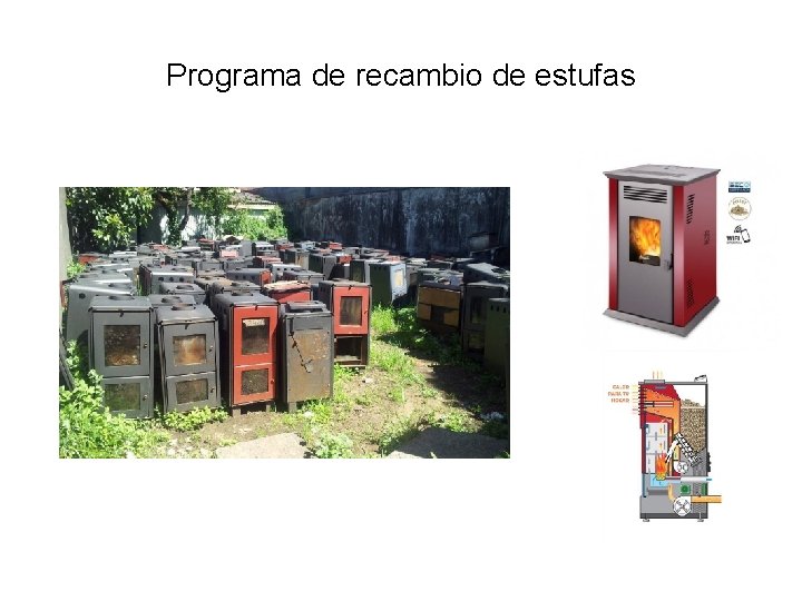 Programa de recambio de estufas 