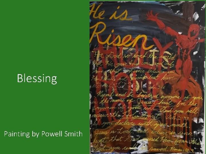 Blessing Painting by Powell Smith 