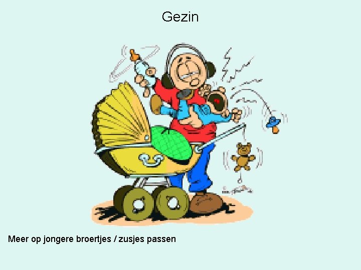 Gezin Meer op jongere broertjes / zusjes passen 