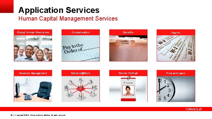 Application Services Human Capital Management Services 20 Global Human Resources Compensation Benefits Payroll Absence Application Services Human Capital Management Services 20 Global Human Resources Compensation Benefits Payroll Absence
