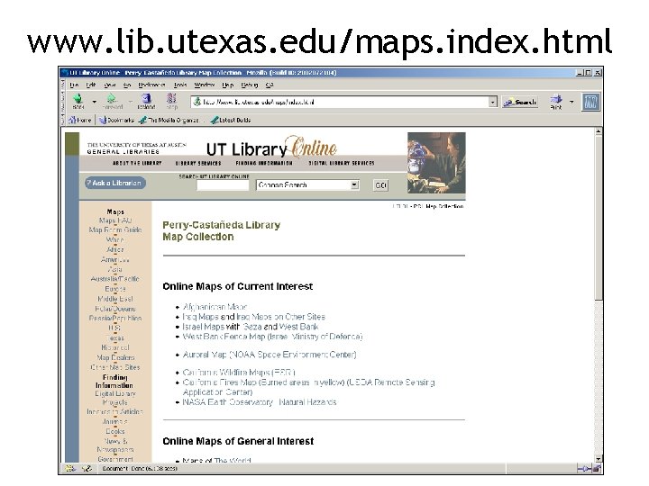 www. lib. utexas. edu/maps. index. html 