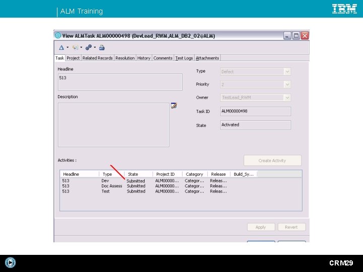 ALM Training CRM 29 