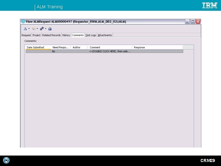 ALM Training CRM 29 