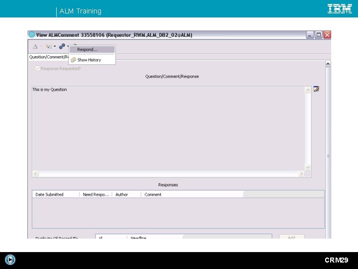 ALM Training CRM 29 