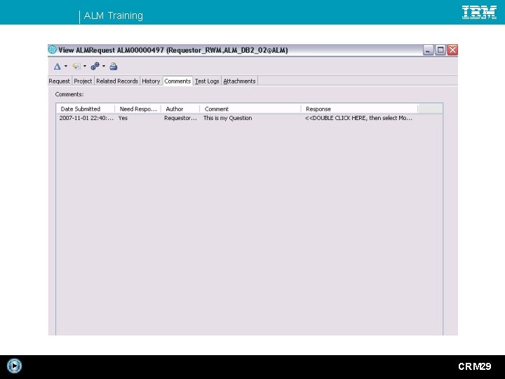 ALM Training CRM 29 