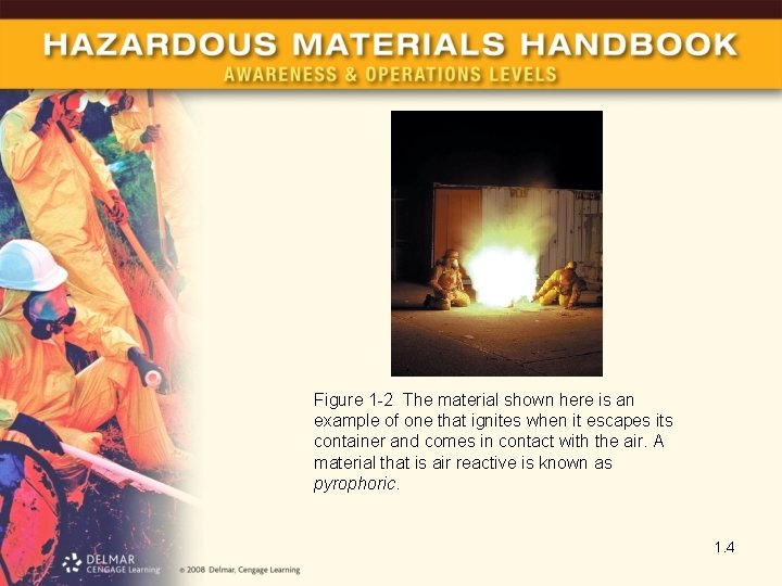 Figure 1 -2 The material shown here is an example of one that ignites
