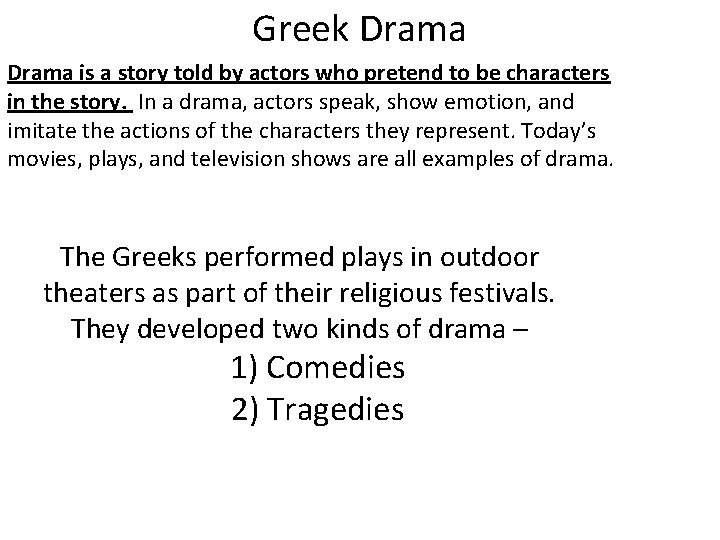 Chapter 5 Greek Civilization Section 1 The Culture