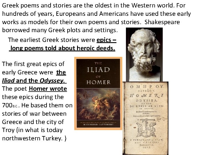 Chapter 5 Greek Civilization Section 1 The Culture