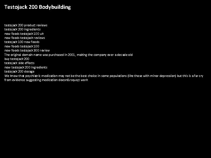 Testojack 200 Bodybuilding testojack 200 product reviews testojack 200 ingredients now foods testojack 100