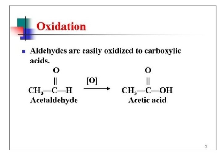 Aldehyde and Ketone Reactions 