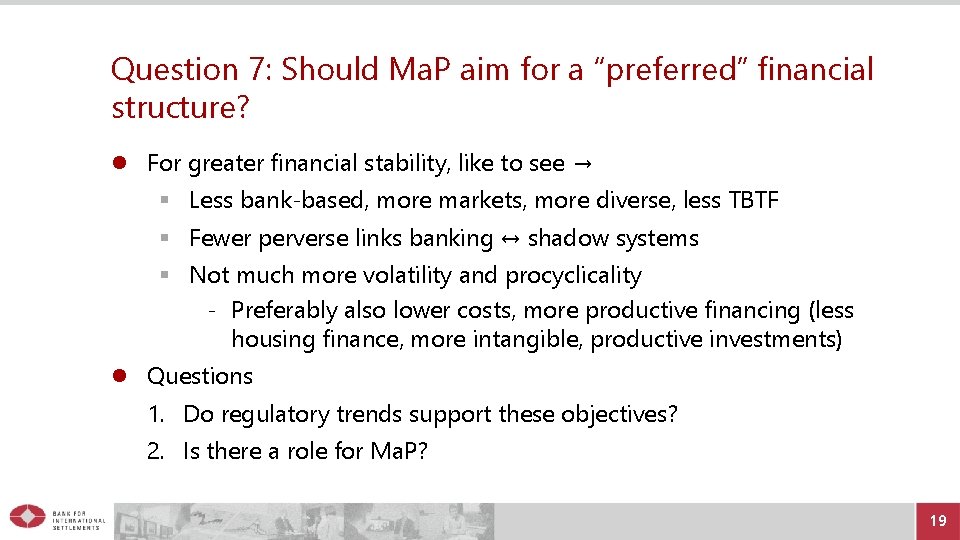 Question 7: Should Ma. P aim for a “preferred” financial structure? For greater financial