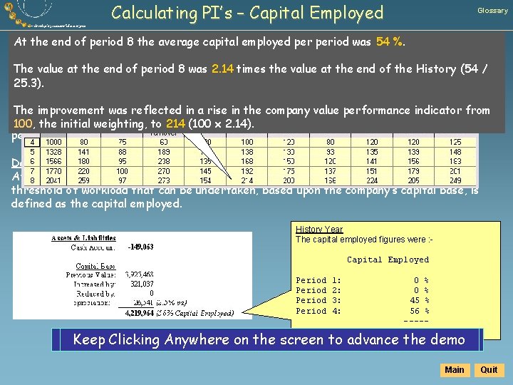 Calculating PI’s – Capital Employed Glossary By examining the wecapital first determine theperiod average