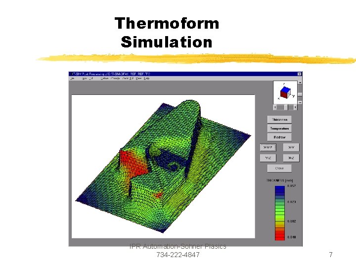 Thermoform Simulation IPR Automation-Sohner Plasics 734 -222 -4847 7 Thermoform Simulation IPR Automation-Sohner Plasics 734 -222 -4847 7
