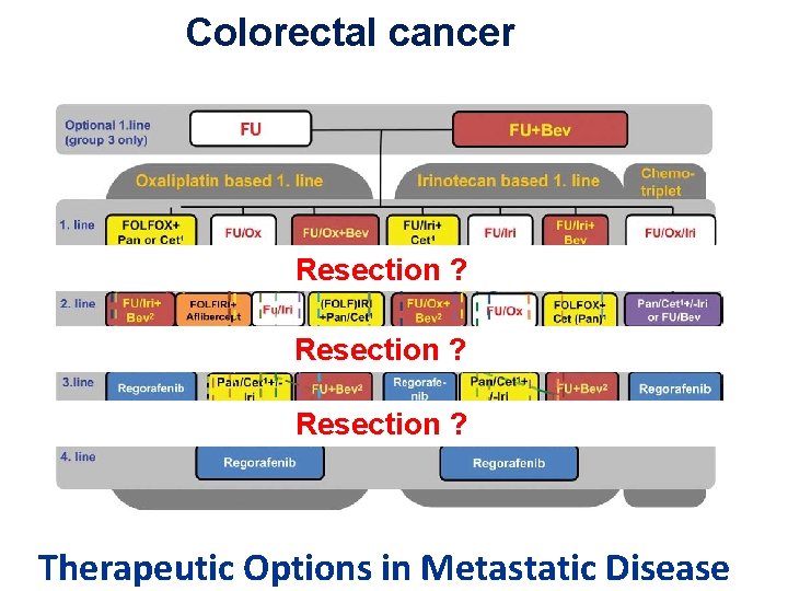 Colorectal cancer Resection ? Therapeutic Options in Metastatic Disease 