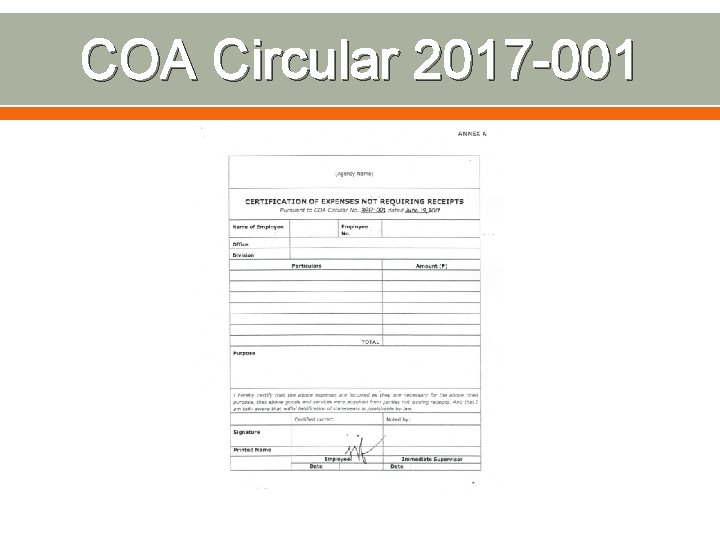 COA Circular 2017 -001 