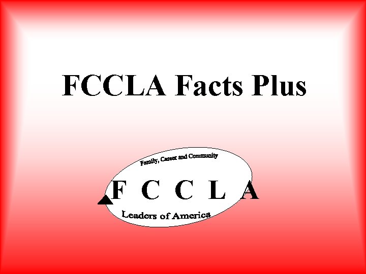 FCCLA Facts Plus F C C L A 