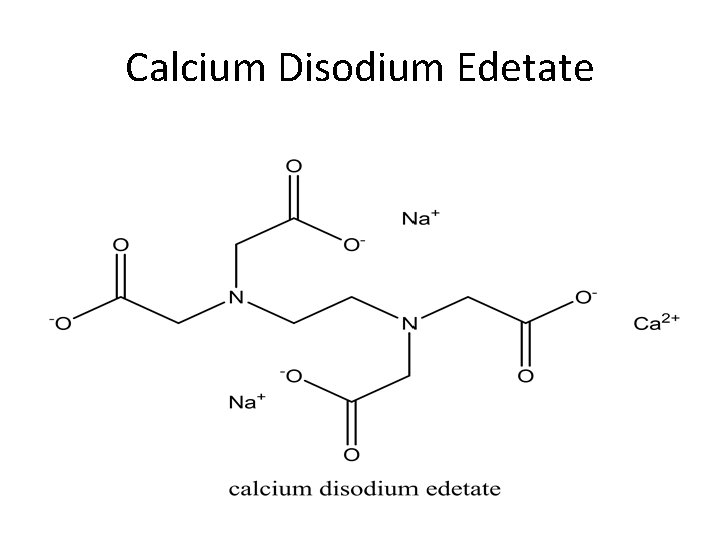 Calcium Disodium Edetate 