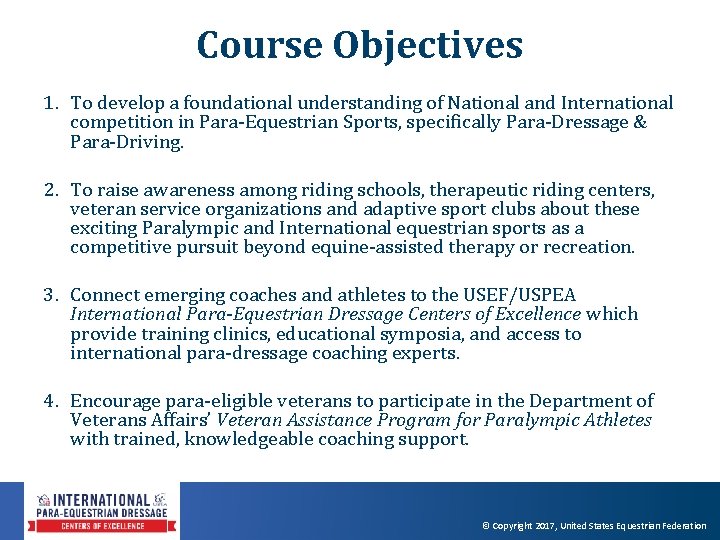 Course Objectives 1. To develop a foundational understanding of National and International competition in Course Objectives 1. To develop a foundational understanding of National and International competition in