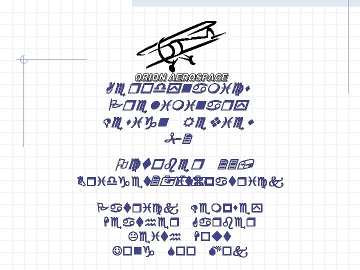  Aerodynamics Preliminary Design Review #2 October 23, Bridget 2000 Fitzpatrick Patrick Dempsey Heather