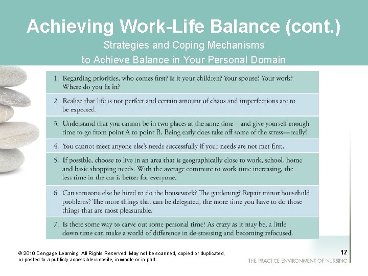 Achieving Work-Life Balance (cont. ) Strategies and Coping Mechanisms to Achieve Balance in Your