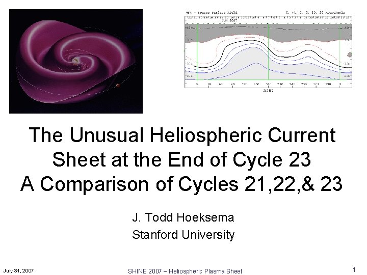 The Unusual Heliospheric Current Sheet at the End of Cycle 23 A Comparison of