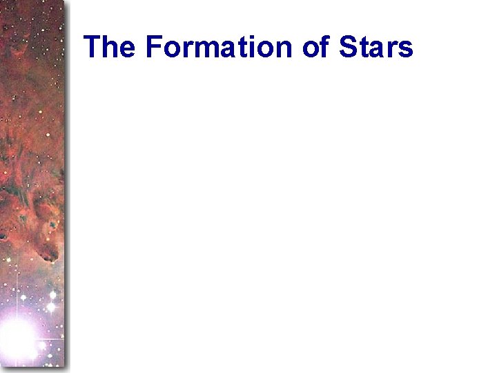 The Formation of Stars 