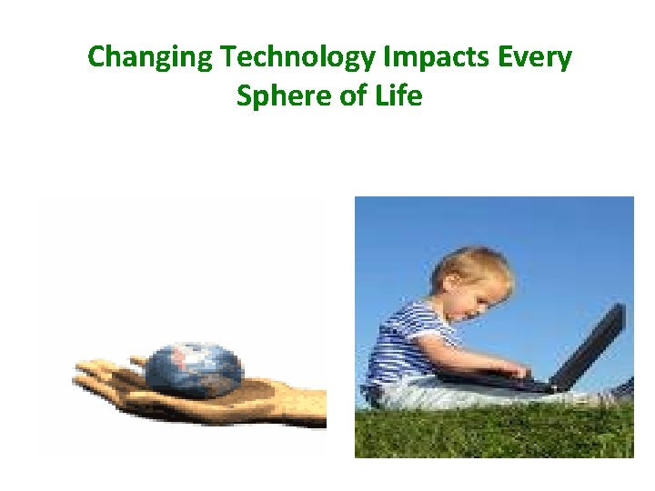 Changing Technology Impacts Every Sphere of Life 