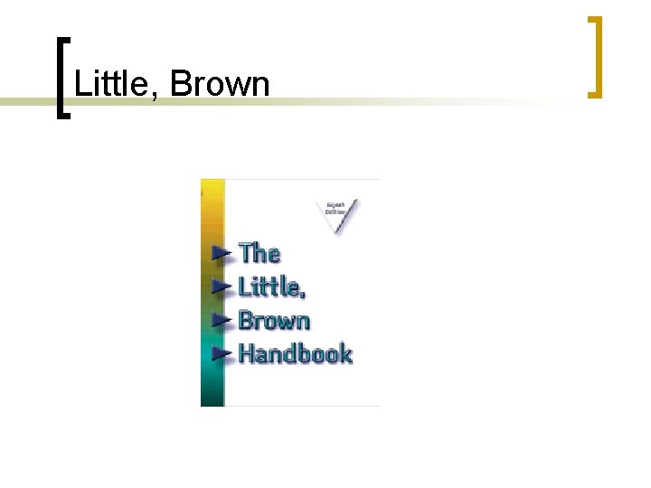 Little, Brown 