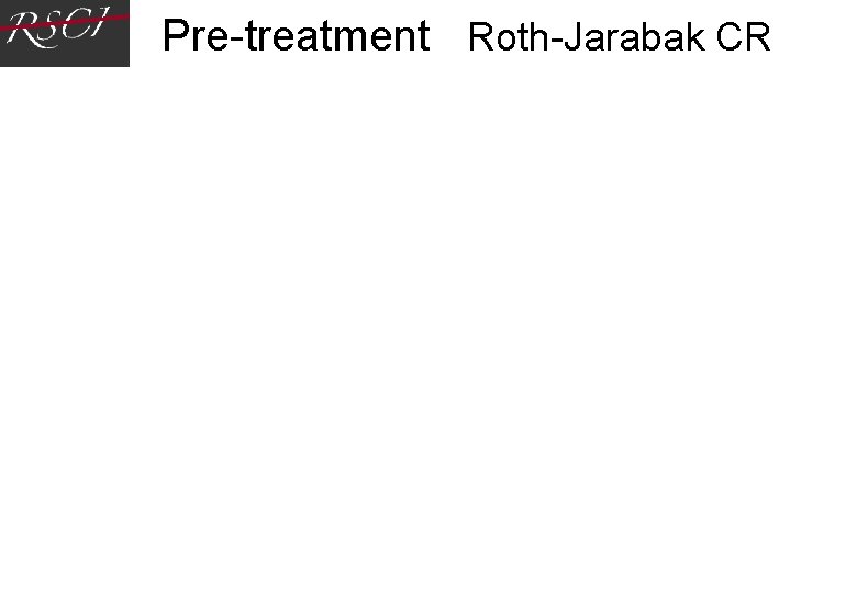 Pre-treatment Roth-Jarabak CR Pre-treatment Roth-Jarabak CR