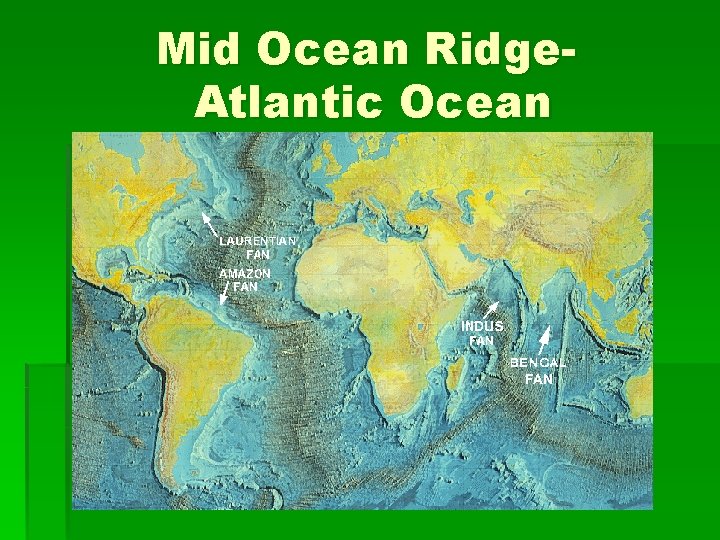 Mid Ocean Ridge. Atlantic Ocean 