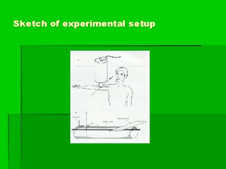 Sketch of experimental setup 