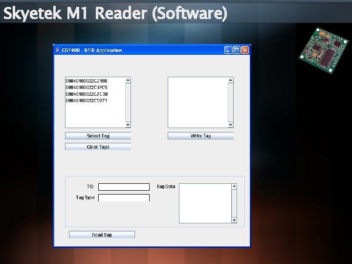 Skyetek M 1 Reader (Software) 