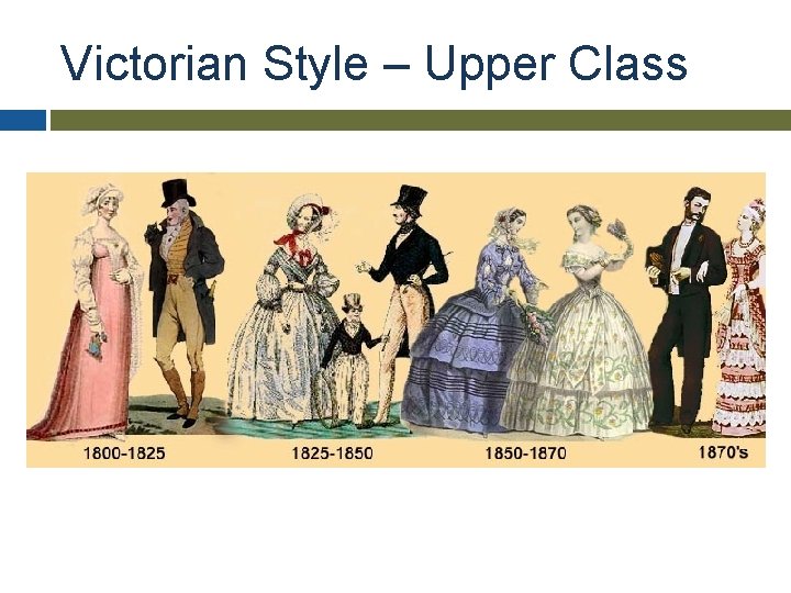 Victorian Style – Upper Class 