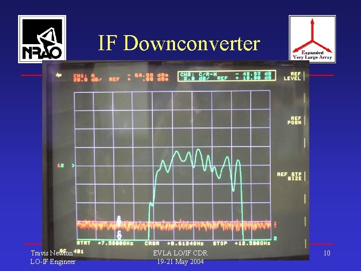 IF Downconverter Travis Newton LO-IF Engineer EVLA LO/IF CDR 19 -21 May 2004 10