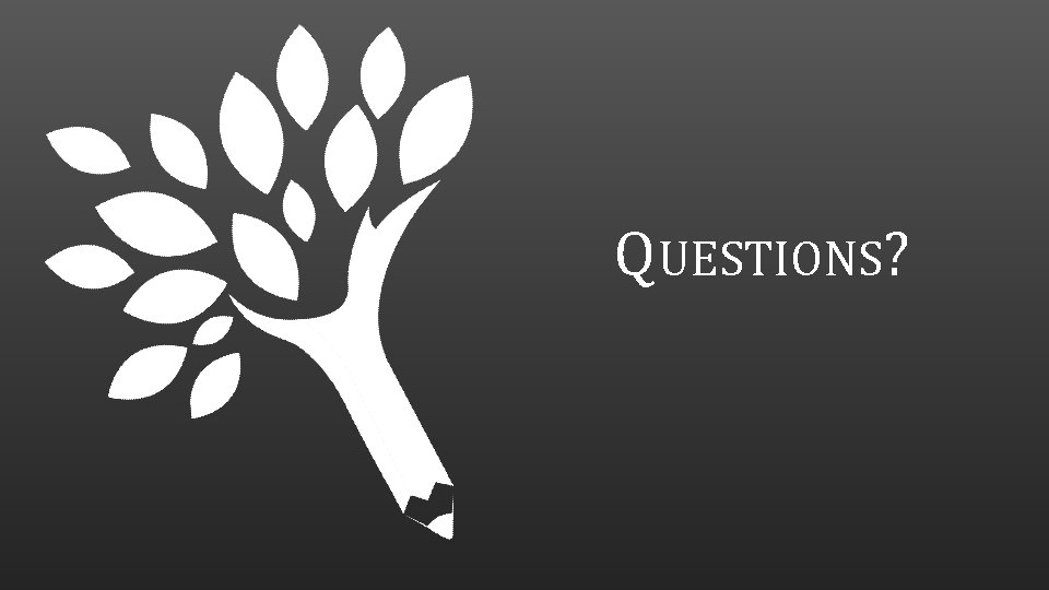 QUESTIONS? 